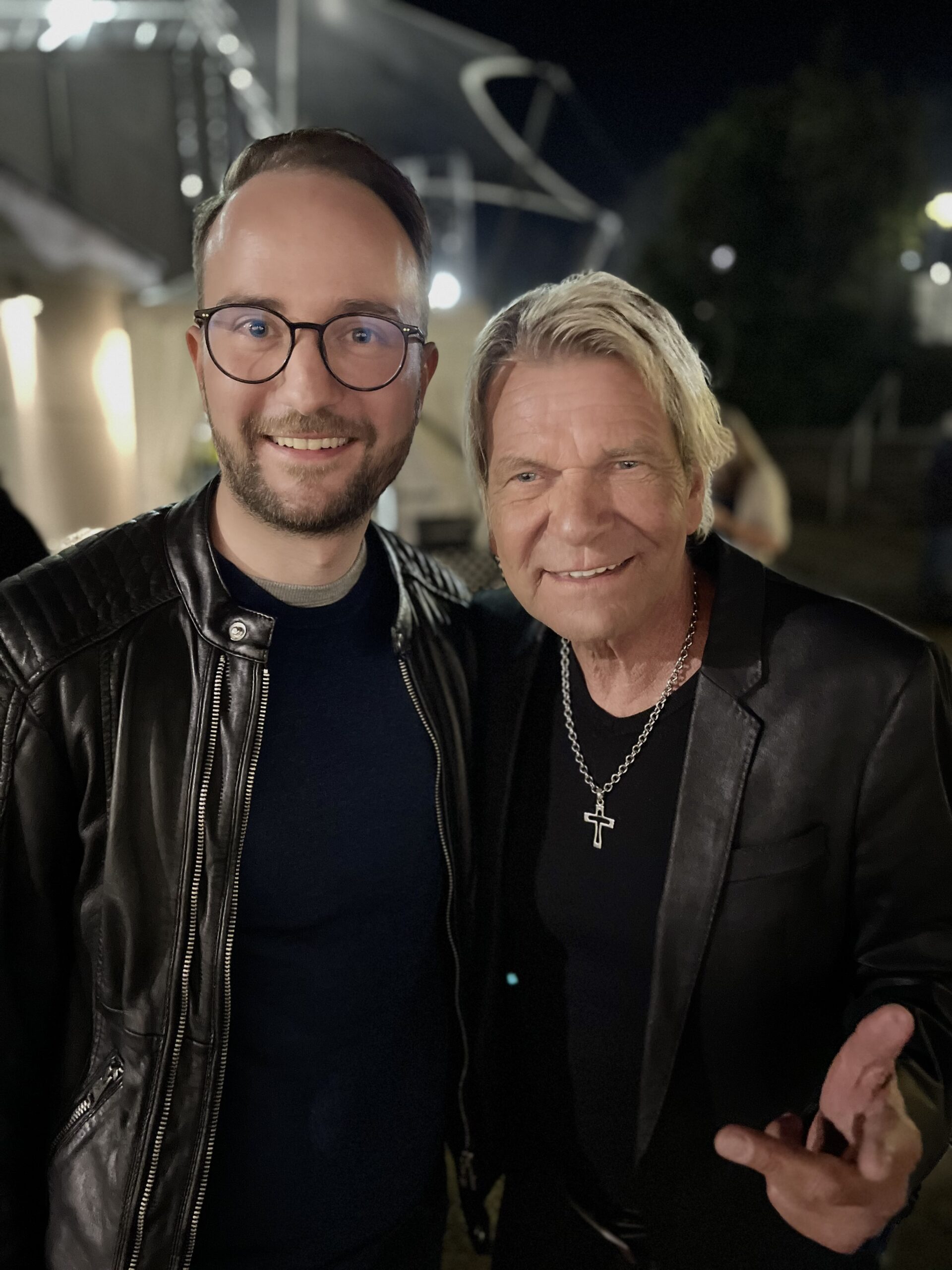 Komponist und Musikproduzent Markus Norwin Rummel mit Musiklegende Matthias Reim