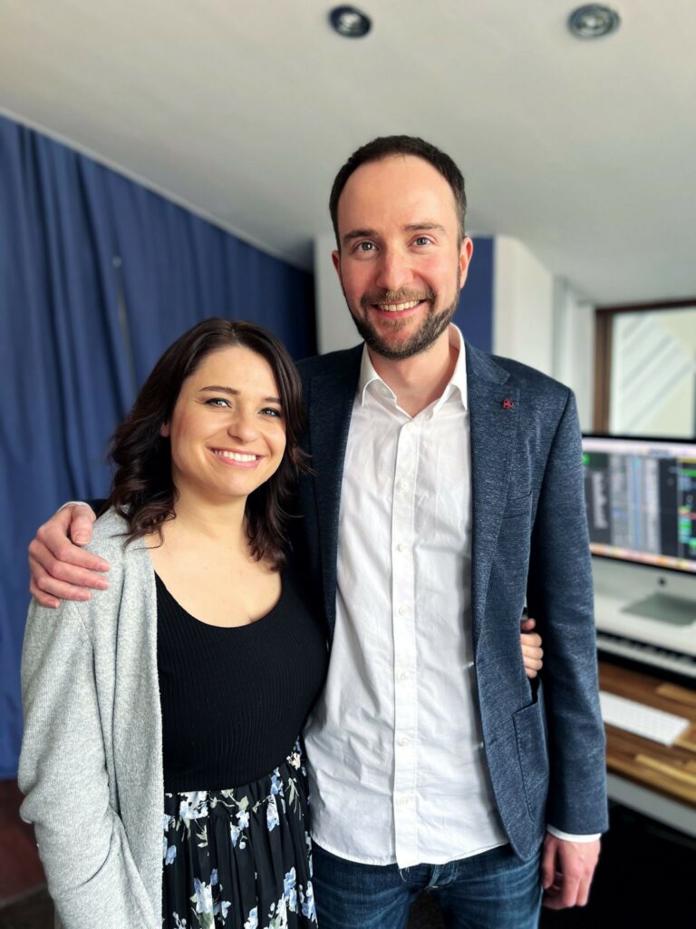 Foto mit Nina Monschein Foto mit Nina Monschein im Studio